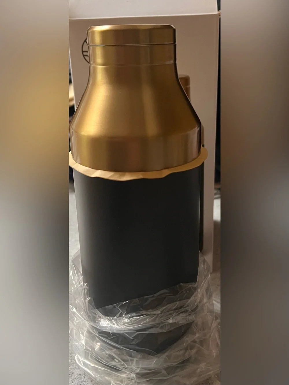 RBT Gold and Black Matte Cocktail Shaker New